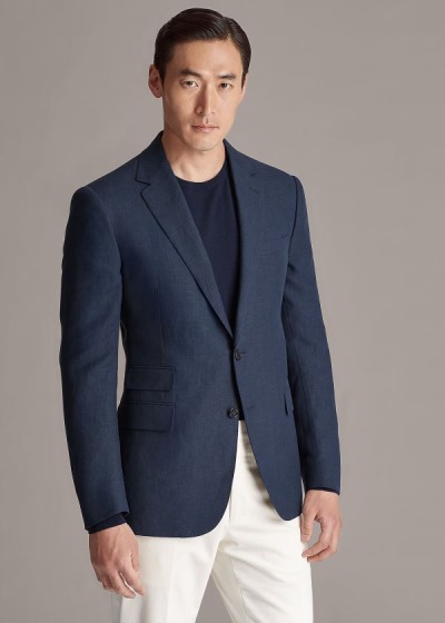 Men's Ralph Lauren Gregory Linen Blazers | 624908IQY